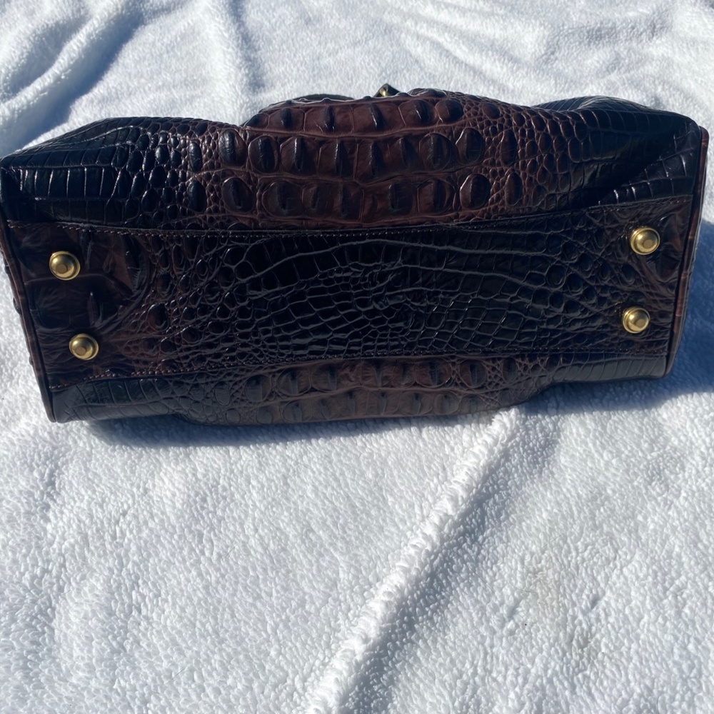 Mitch Cocoa Melbourne Brown Black Leather FIXED HANDLES - Picture 7 of 10
